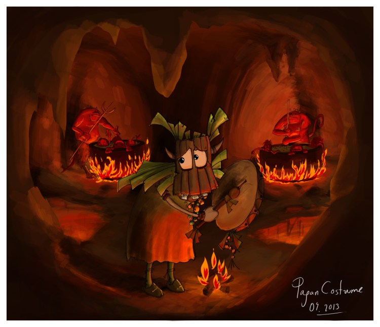 drawing of the week paganCostume